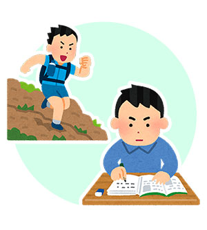 学力と体力が向上している男性