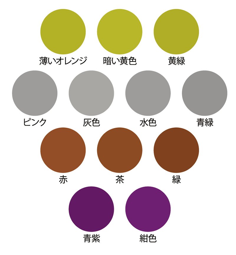 「Ｐ型色覚者」の色の感じ方