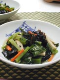 小松菜と高野豆腐のさっと煮