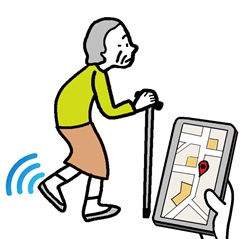 「あんしん位置情報サービス」の画像